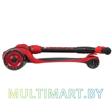 Самокат Novatrack RainBow Car Pro 120CP.RAINBOW.RD20 (красный, 2020) картинка 7